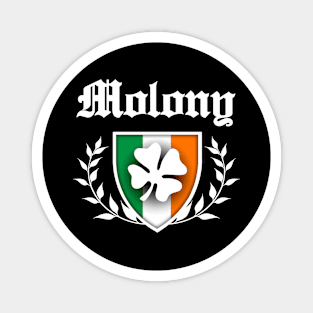 Molony Shamrock Crest Magnet